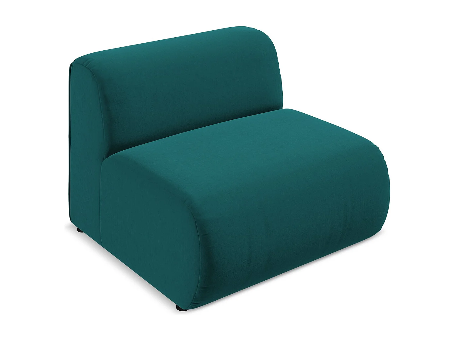 Modular - Mittelsofa - Samt - Marine - EKAHI