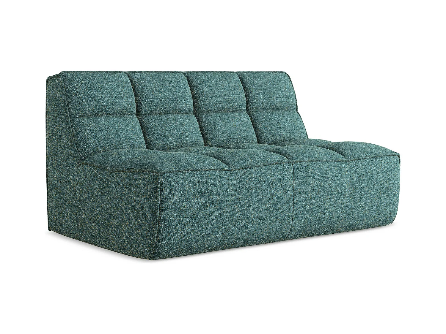 2-Sitzer Sofa - - Strukturstoff - Marine - KALAI