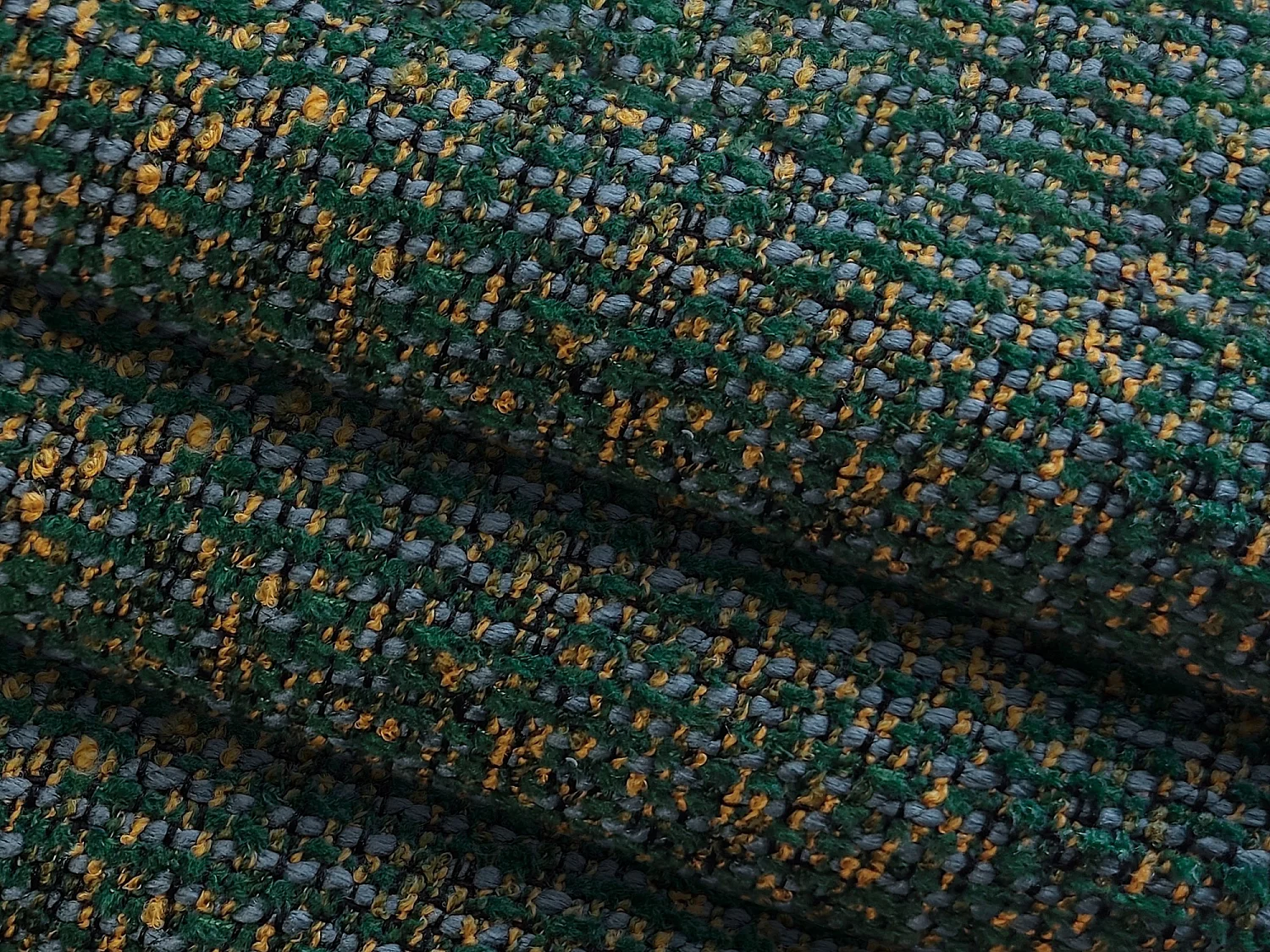 Modular - Eckteil mit Armlehne Rechts - Strukturstoff - Grün - AILANI