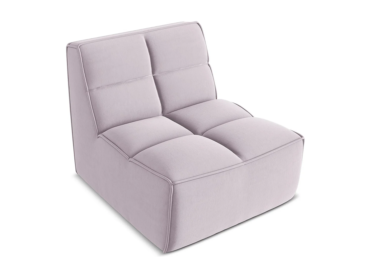 Modular - Mittelsofa - Samt - Lavendel - KALAI