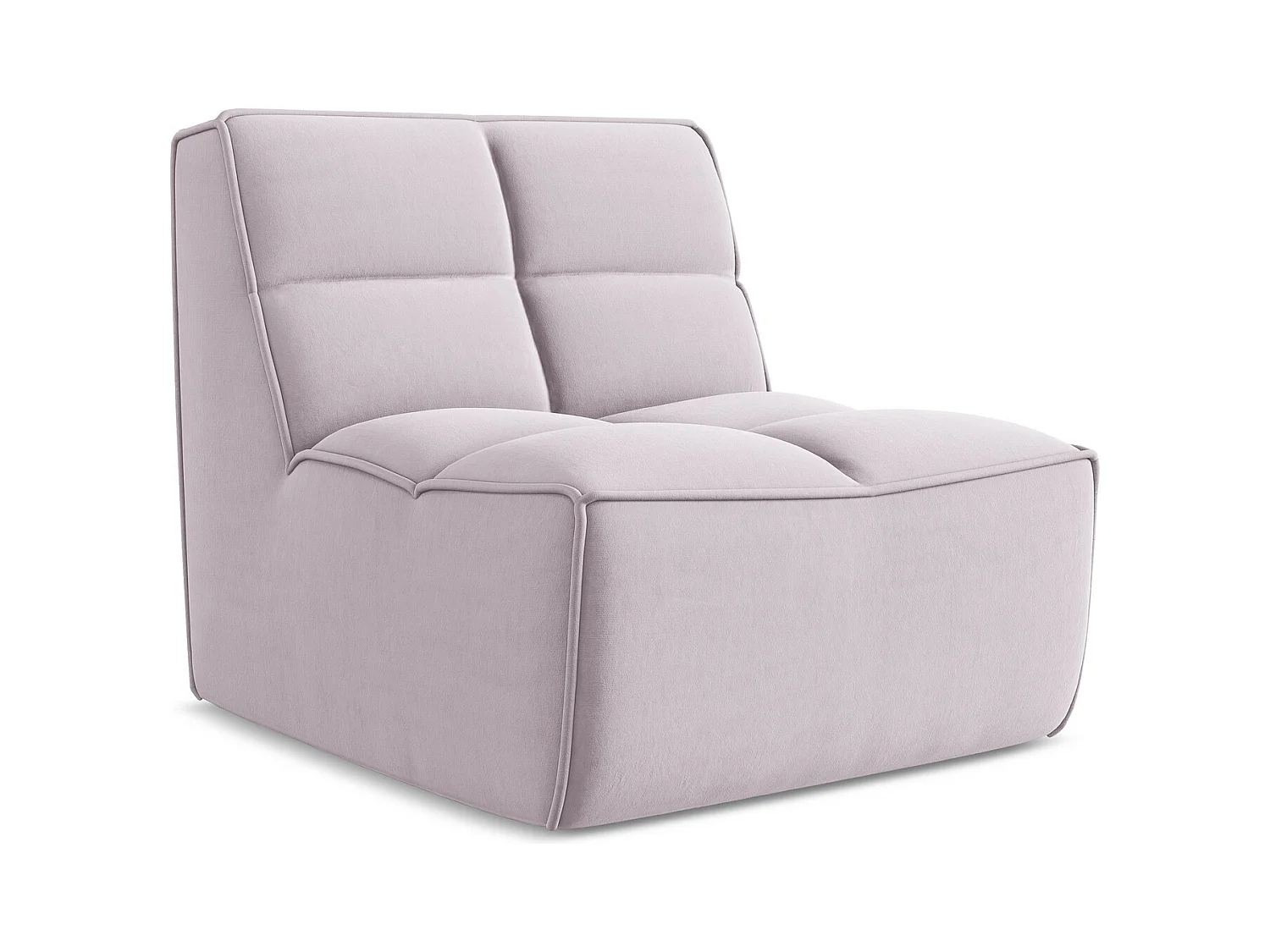 Modular - Mittelsofa - Samt - Lavendel - KALAI