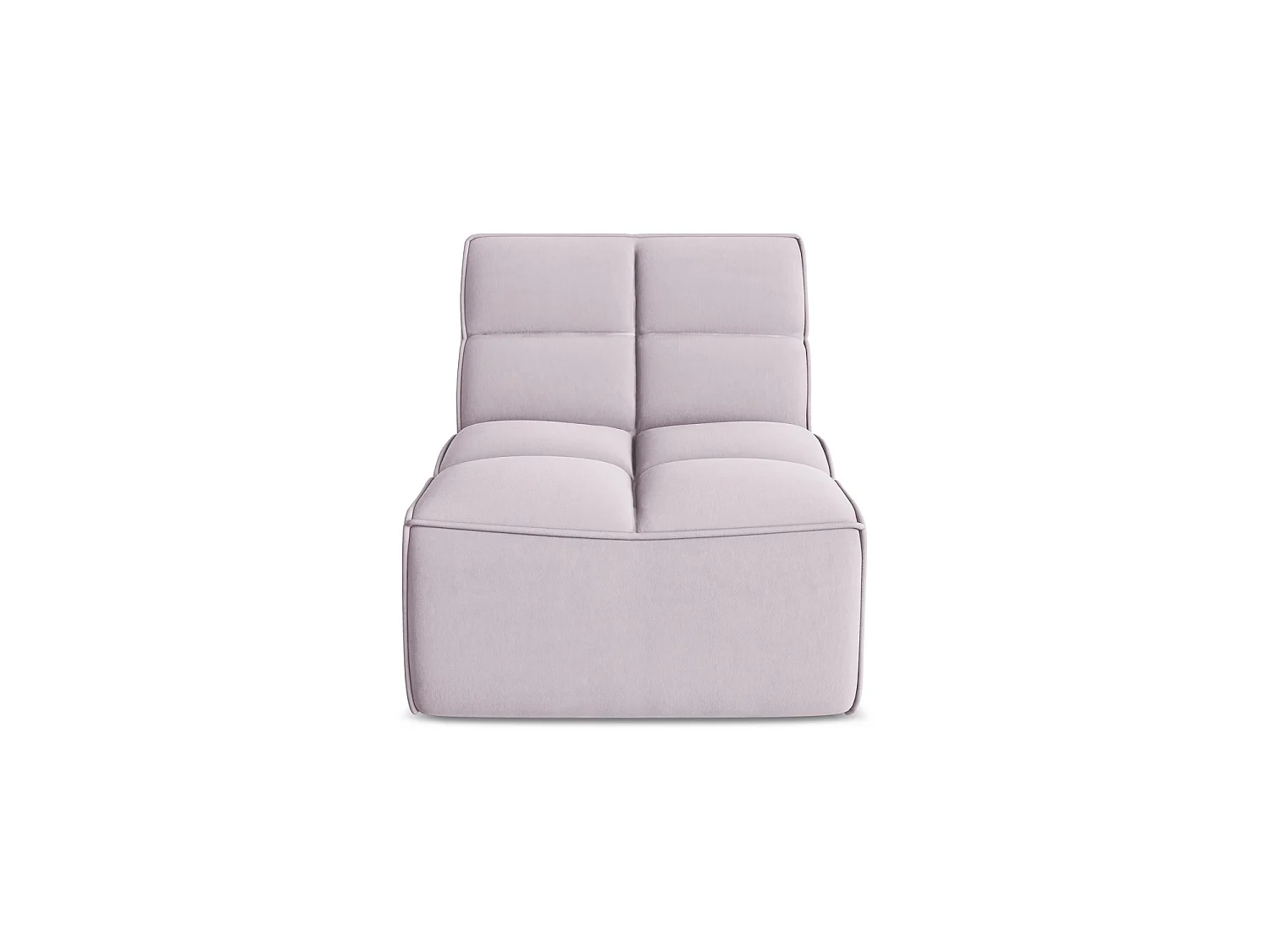 Modular - Mittelsofa - Samt - Lavendel - BELLUNO