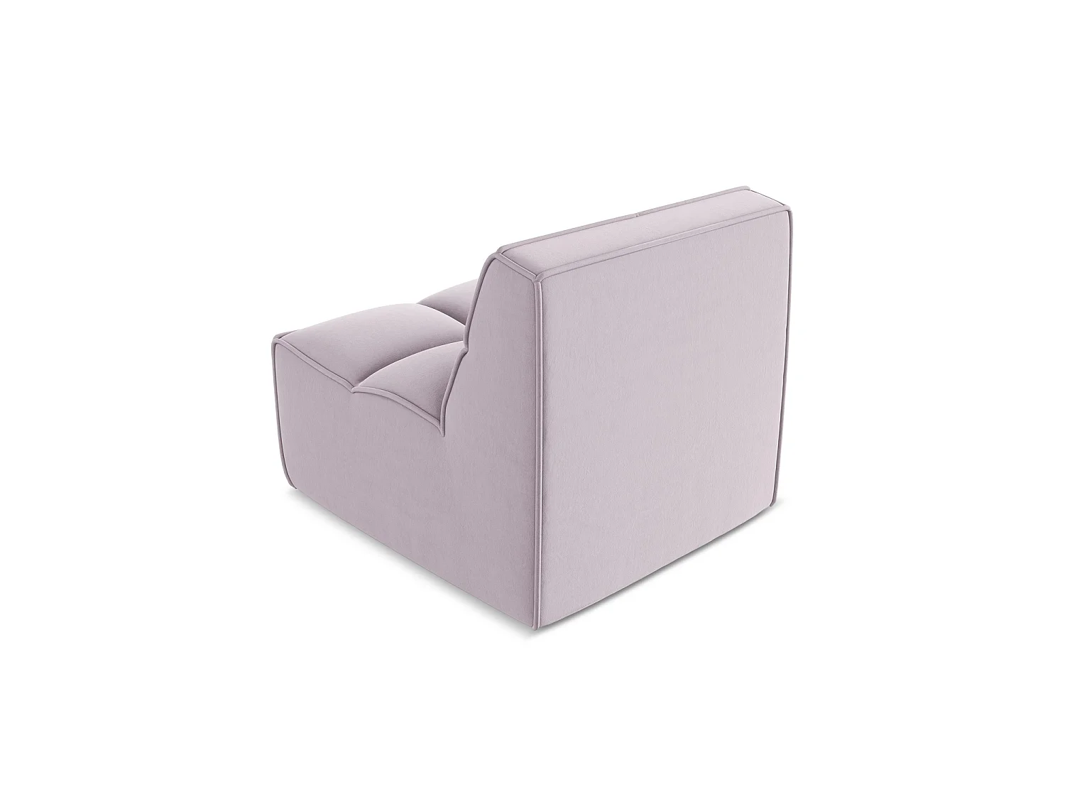 Modular - Mittelsofa - Samt - Lavendel - BELLUNO