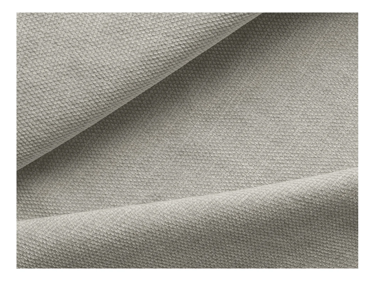 Modulares Ecksofa - - Chenille - Beige - EKAHI