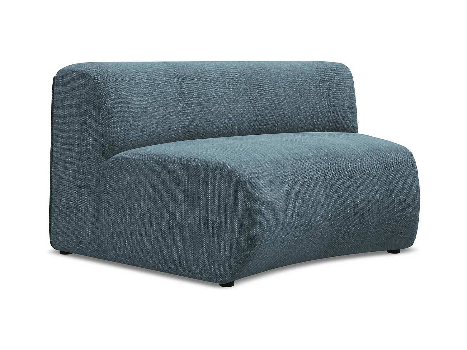 Modular - Ecksofa - Chenille - Jeans - EKAHI