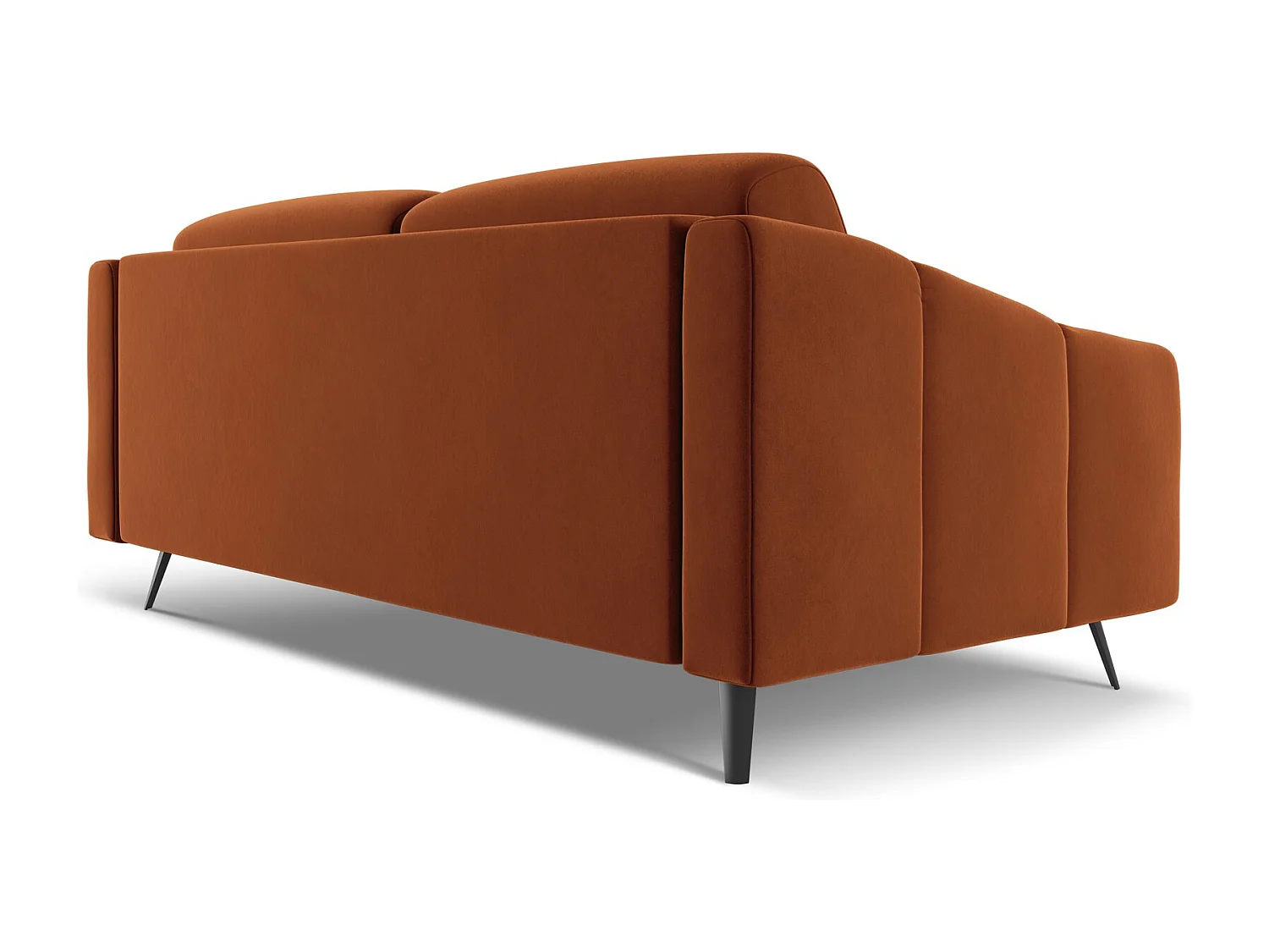 3-Sitzer Sofa - - Samt - Terrakotta - NALU