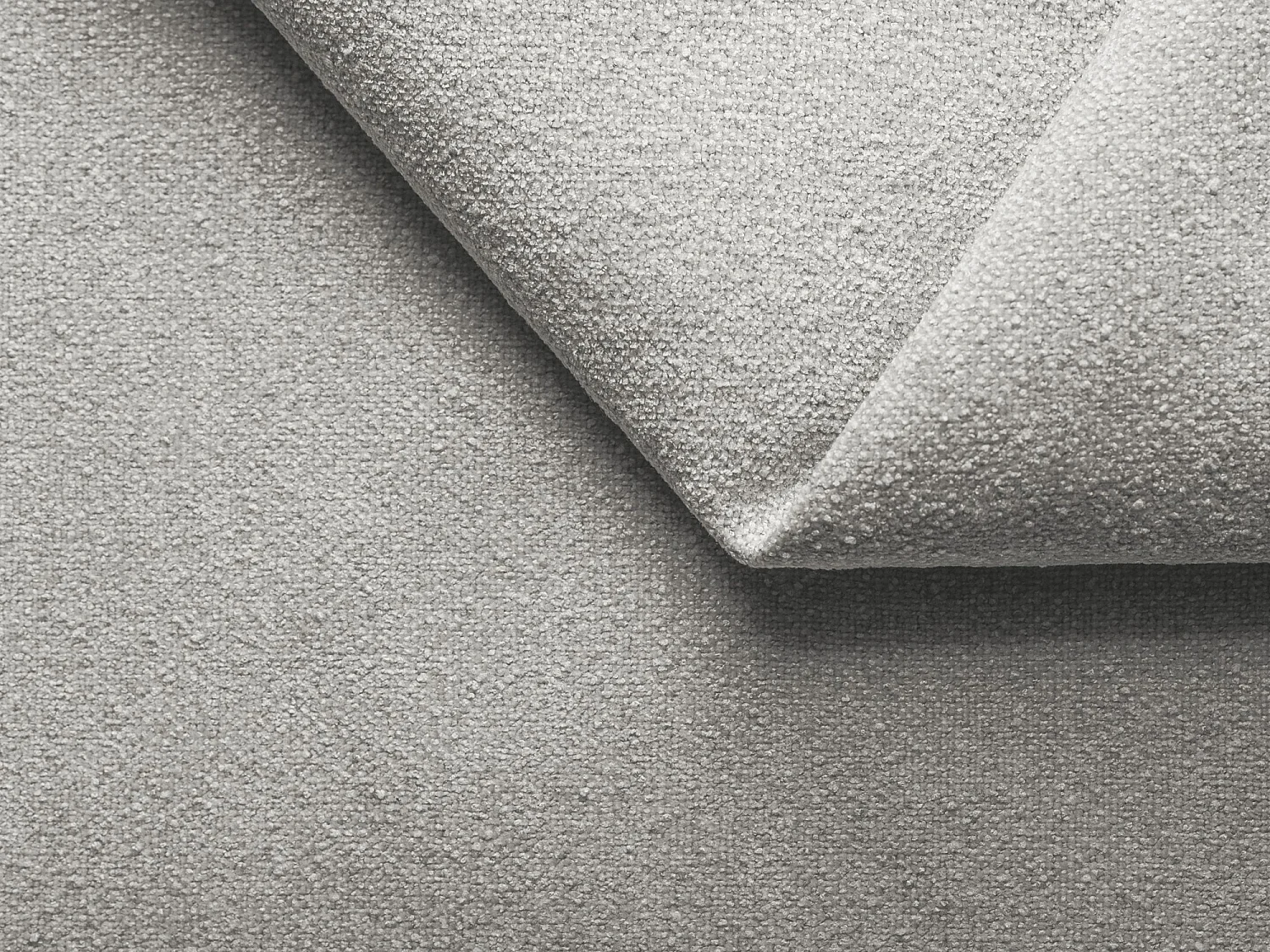 Modulares 4-Sitzer Sofa - - Bouclé - Silber - AILANI