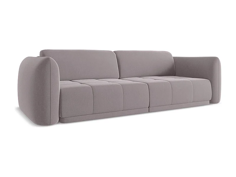 3-Sitzer Sofa - - Samt - Lavendel - HOKU