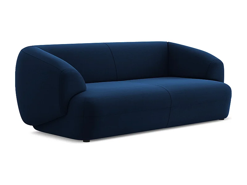 3-Sitzer Sofa - - Samt - Königsblau - MOANA