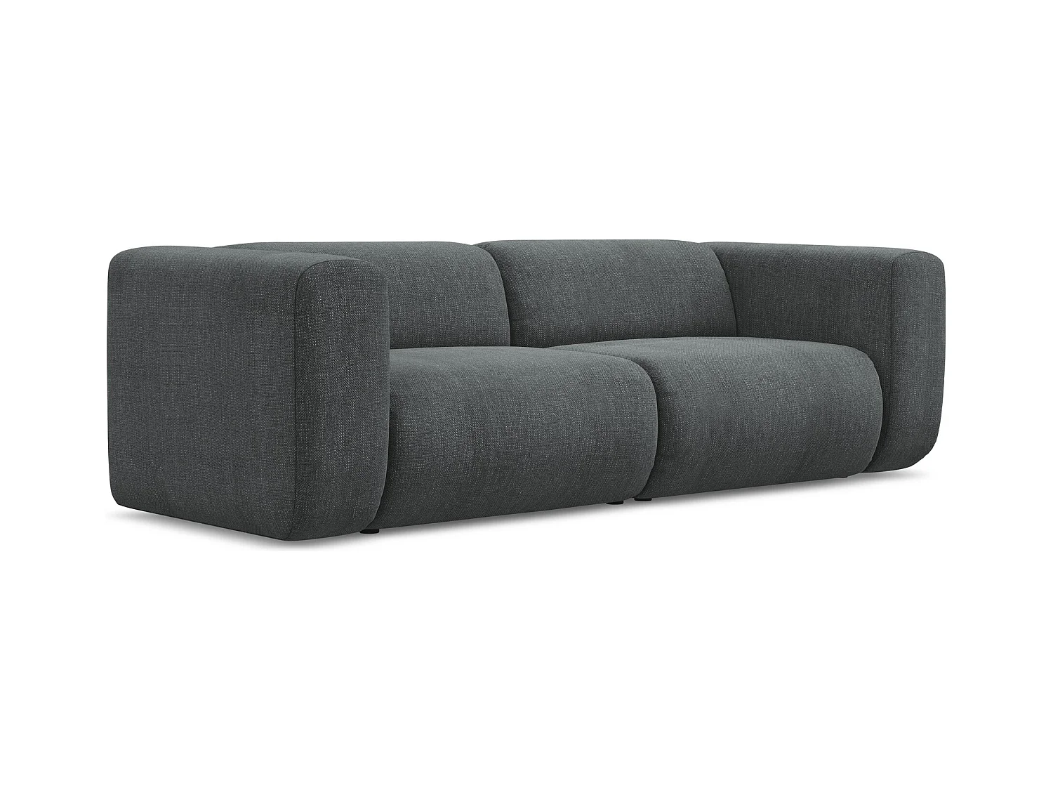Modulares 3-Sitzer Sofa - - Chenille - Graphit - EKAHI