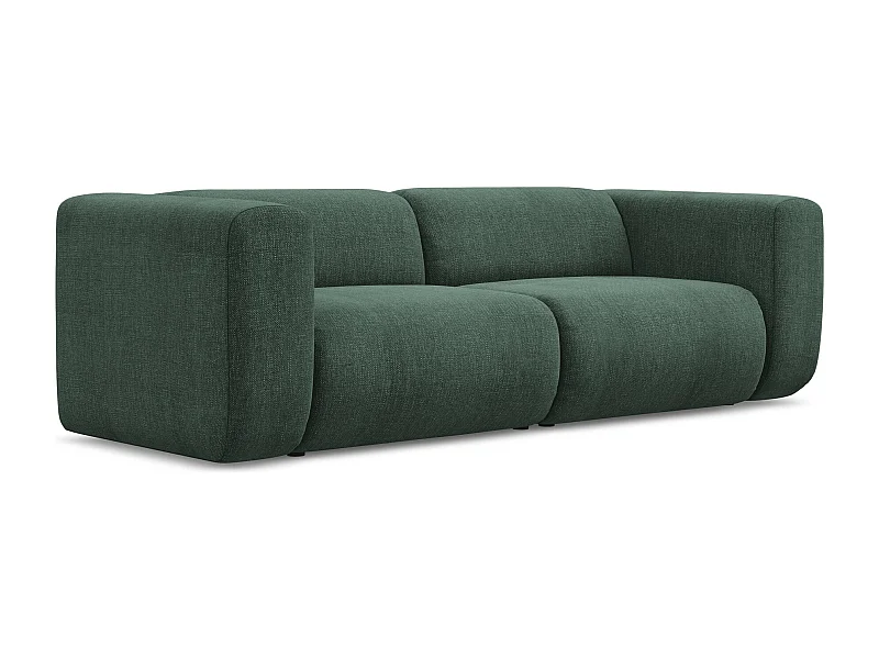 Modulares 3-Sitzer Sofa - - Chenille - Grün - EKAHI