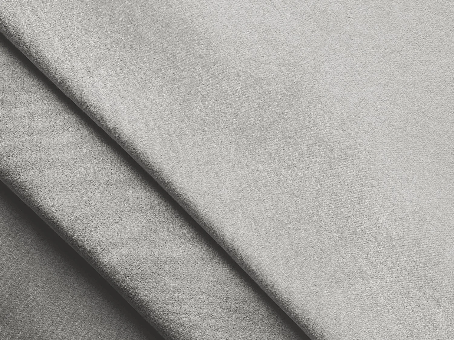 Tweezits modulaire bank van zilver velours - BELLUNO