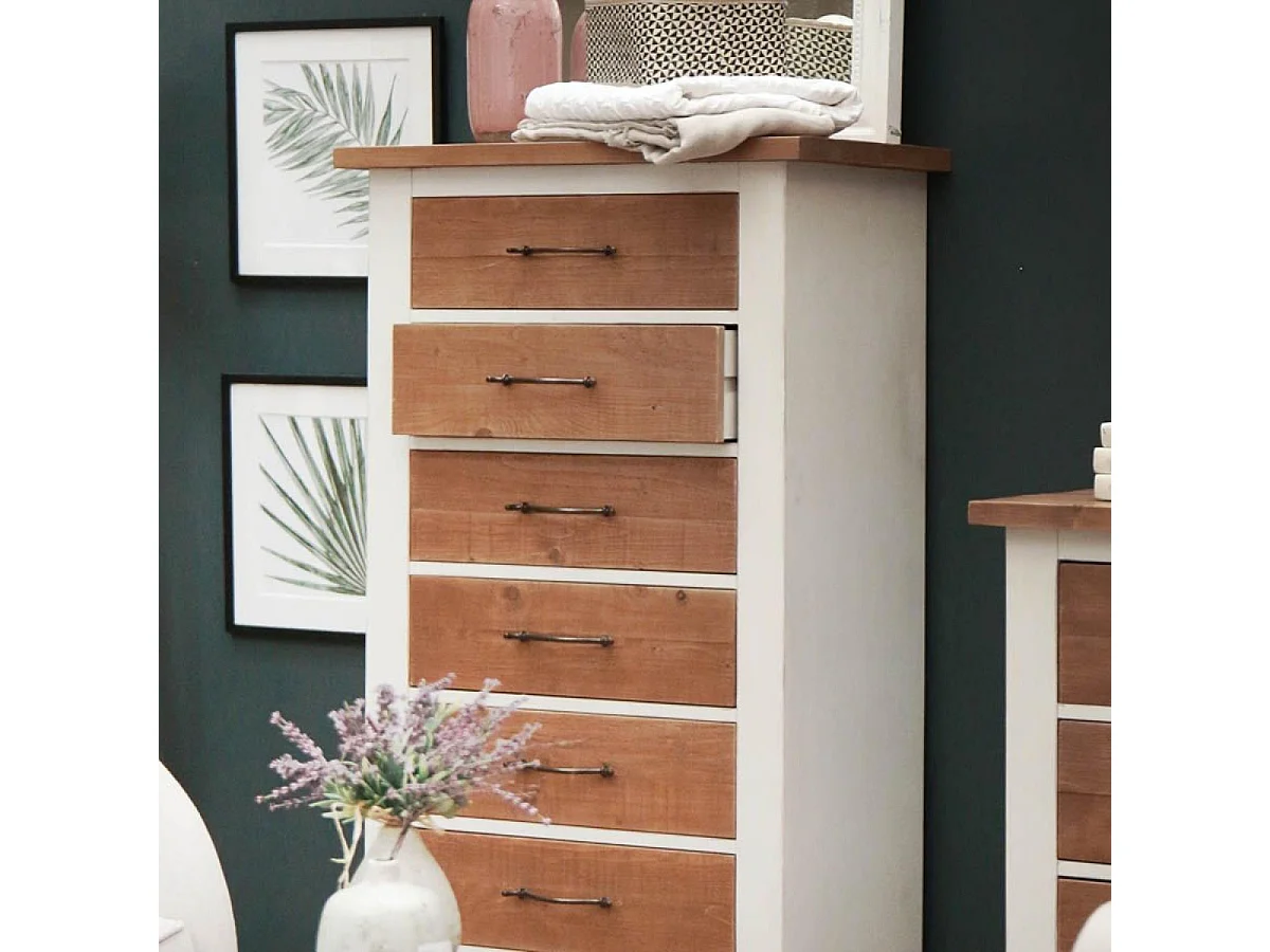 Semainier Bois Blanc - Provence Interior's