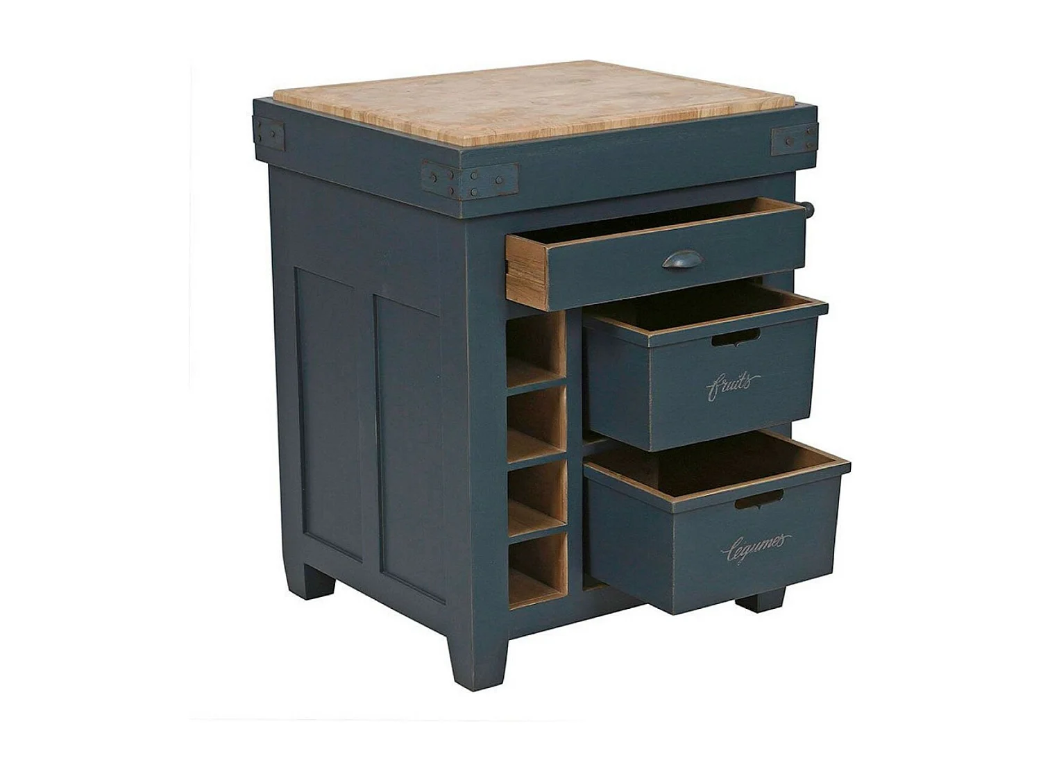 Billot Bois Bleu - Brocante Interior's