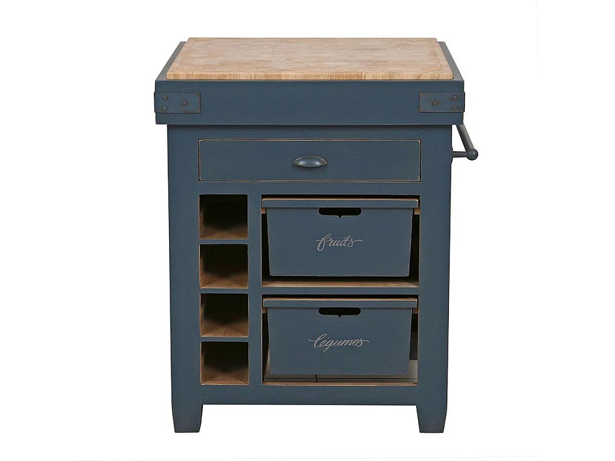 Billot Bois Bleu - Brocante Interior's