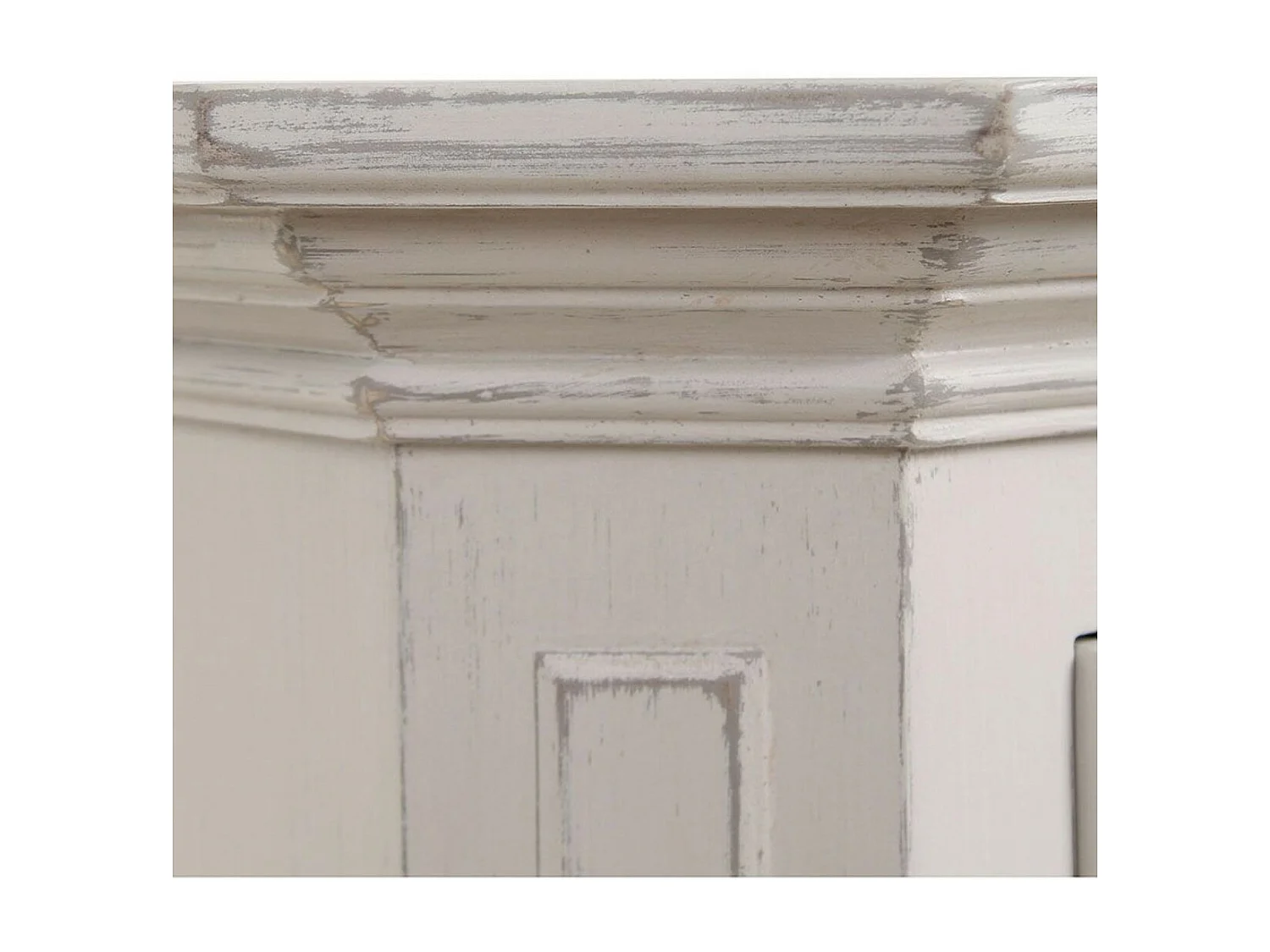 Bibus 1 porte vitrée MDF Blanc - Bruges Interior's