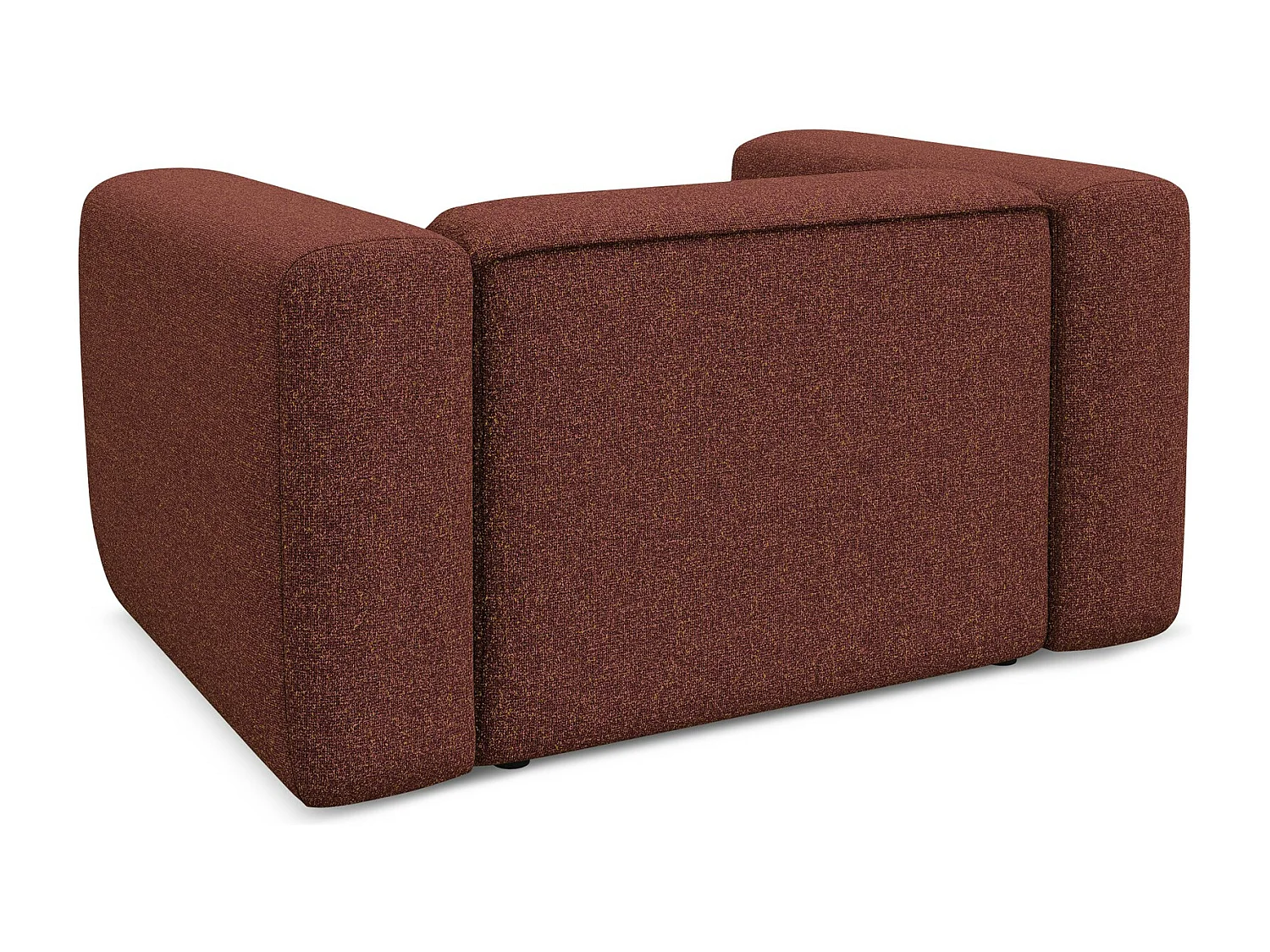 Sessel - - Strukturstoff - Burgund - EKAHI