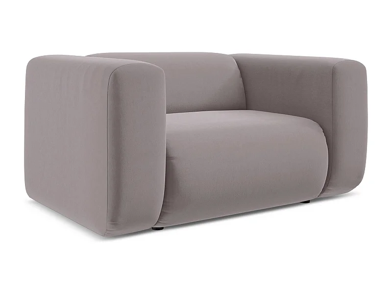 Fauteuil en velours - lavande - EKAHI