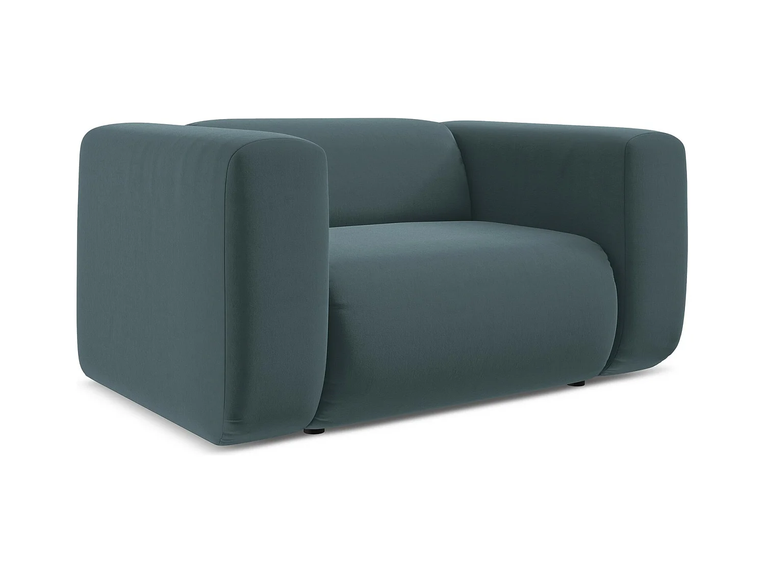 Sessel - - Samt - Marine - EKAHI