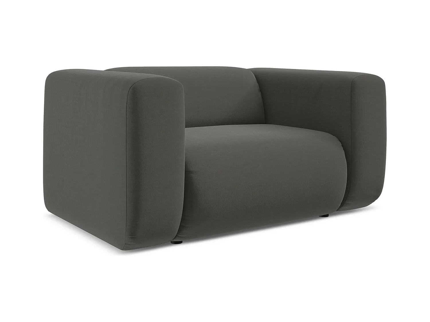 Sessel - - Samt - Stahl - EKAHI