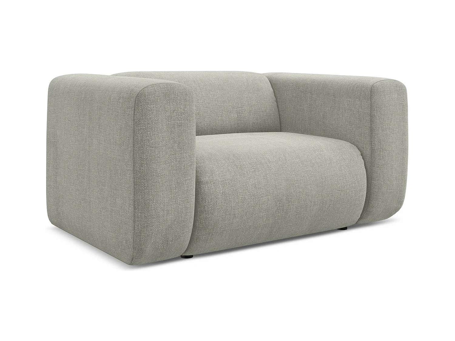 Sessel - - Chenille - Beige - EKAHI