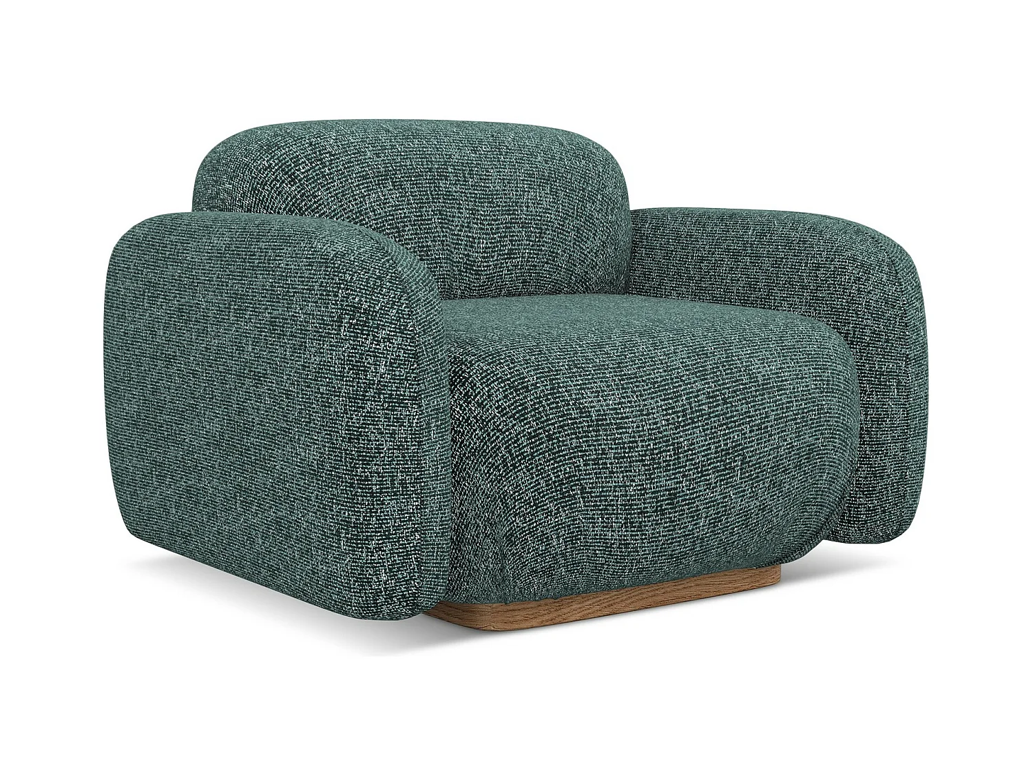 Sessel - - Strukturstoff - Jeans - AILANI