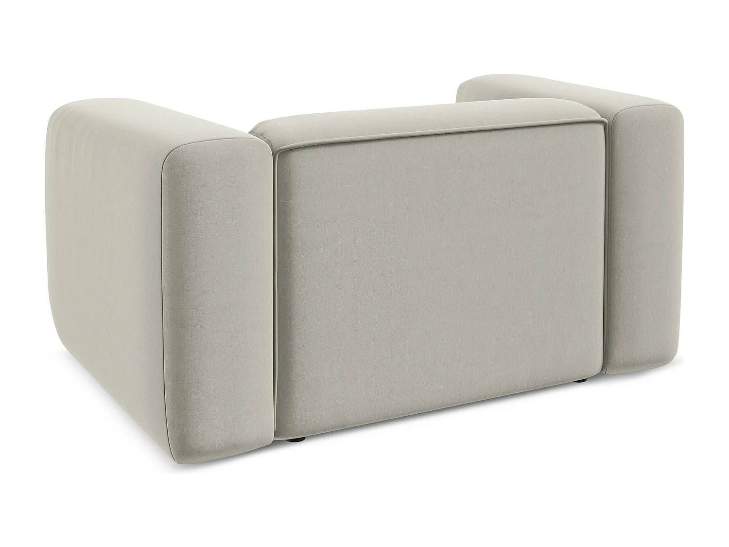 Fauteuil van parel velours - EKAHI