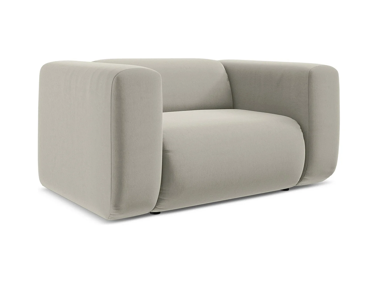 Sessel - - Samt - Perle - EKAHI