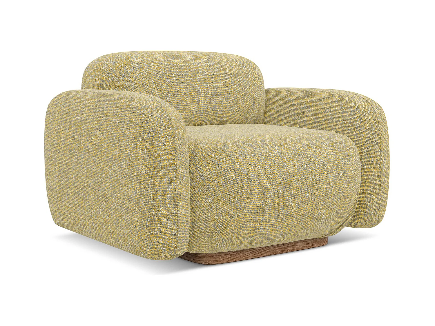 Sessel - - Strukturstoff - Senf - AILANI