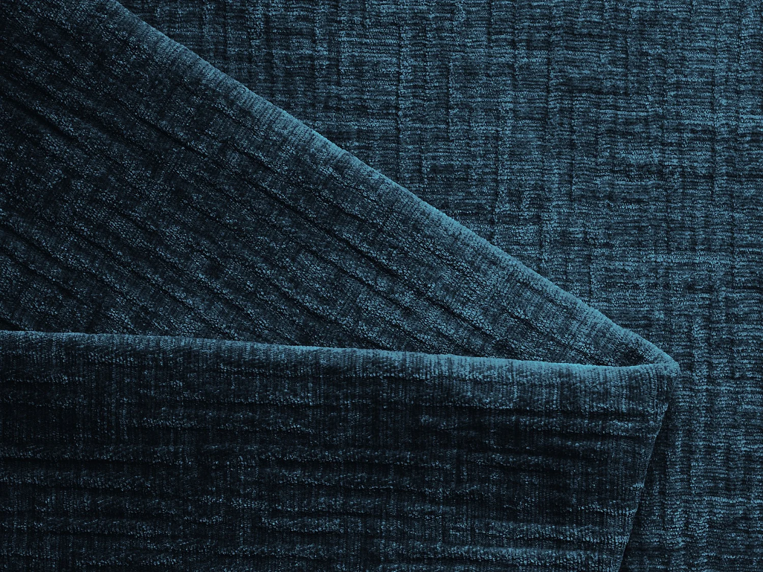 Poltrona em tecido chenille azul royal - AILANI