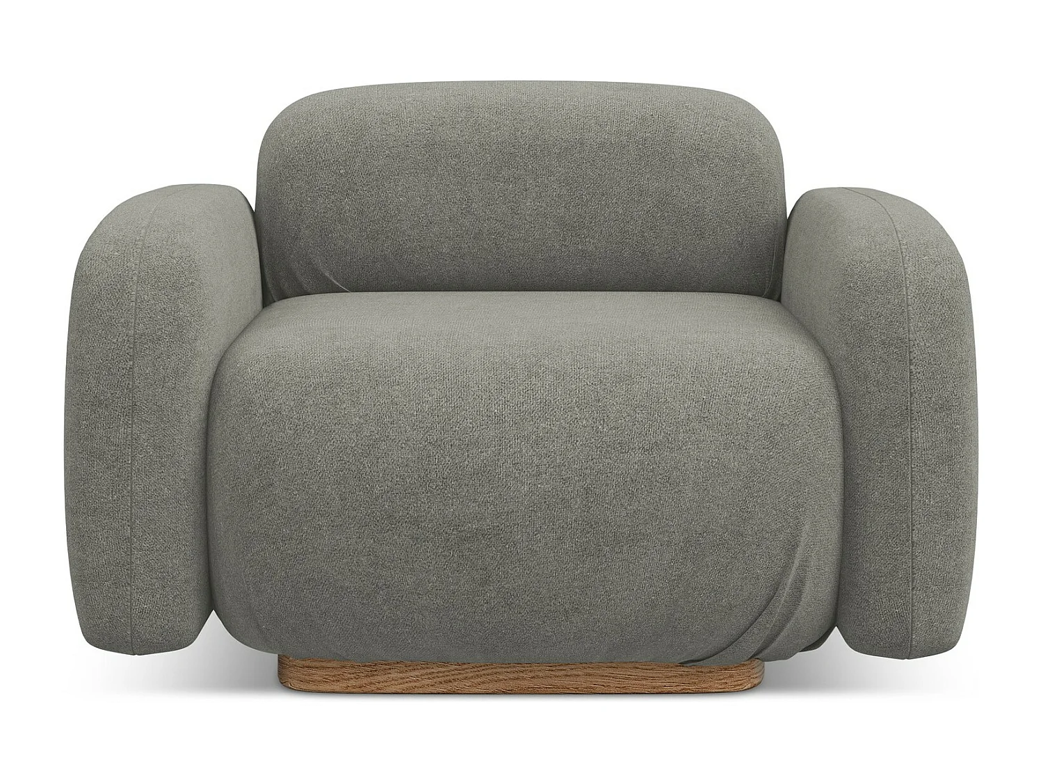 Sessel - - Bouclé - Graubeige - AILANI