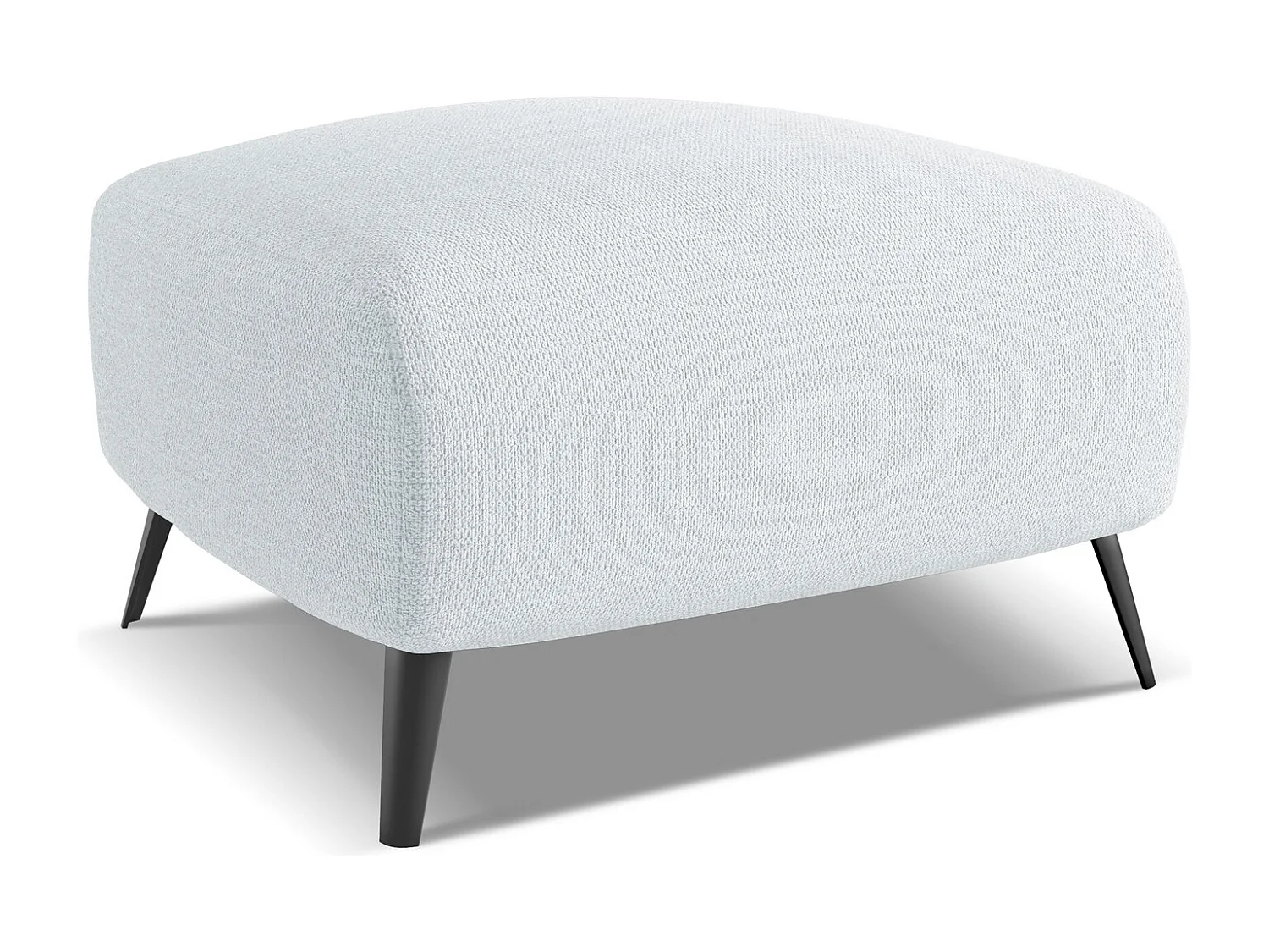Pouf - Hocker - Chenille - Hellblau - MALIE