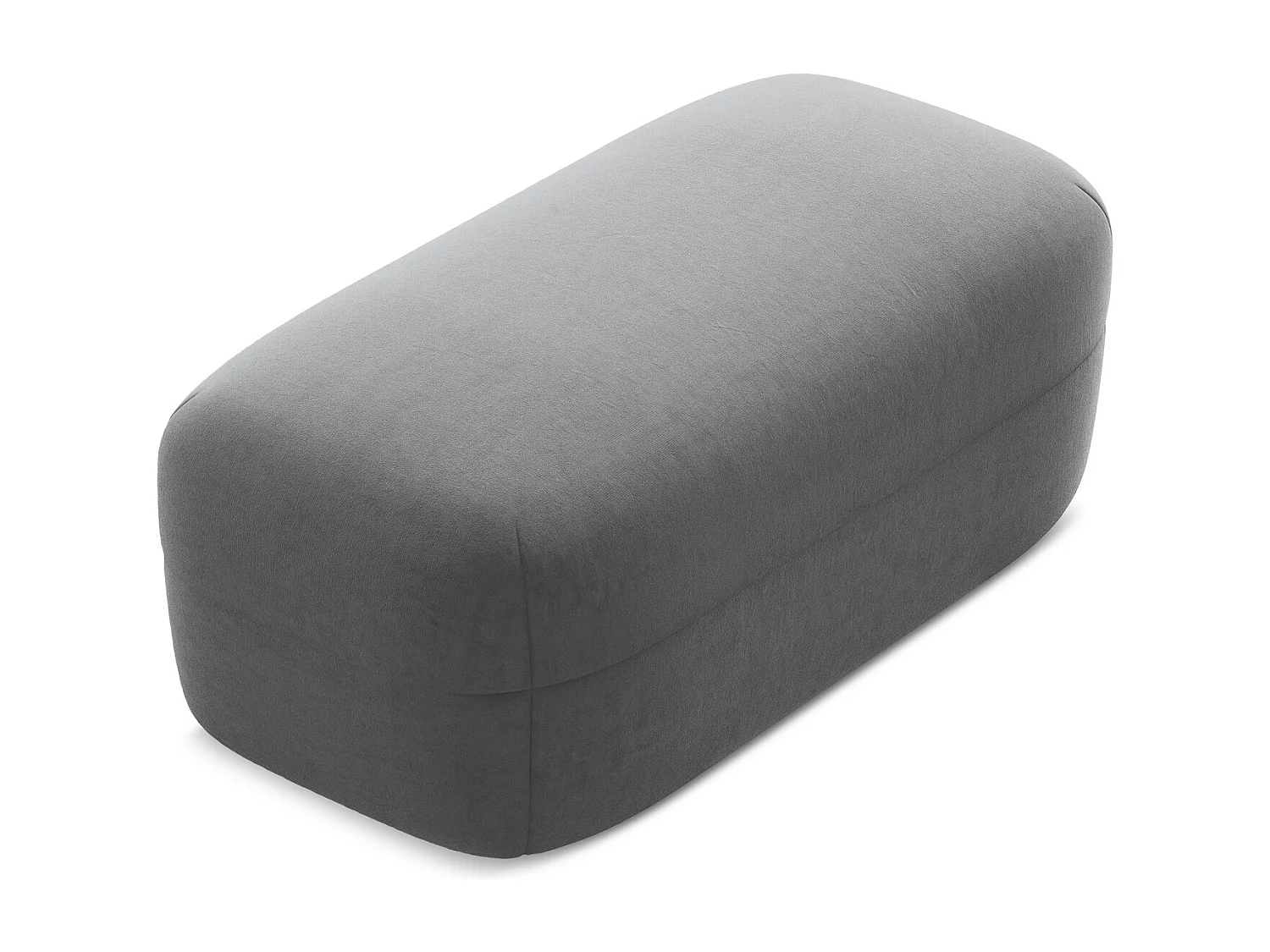 Pouf en velours - acier - MOANA