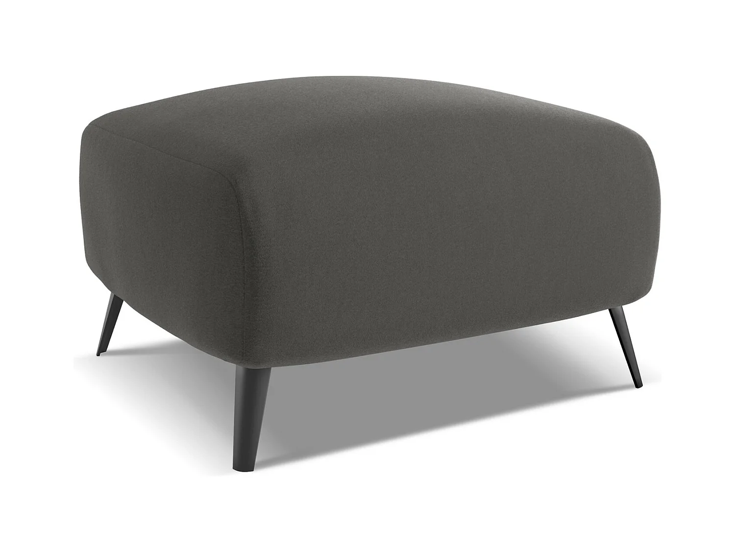 Pouf - Hocker - Samt - Stahl - MALIE