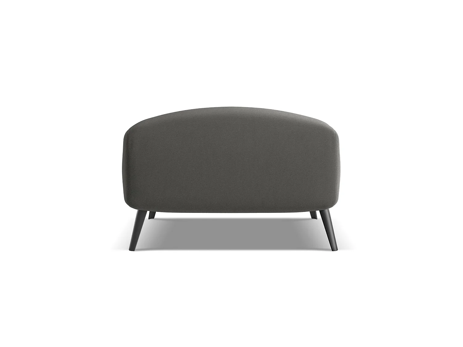 Pouf en velours - acier - GENOVA