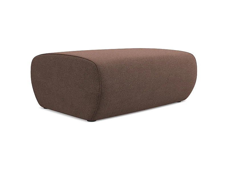 Pouf - Hocker - Strukturstoff - Puderrosa - NANEA