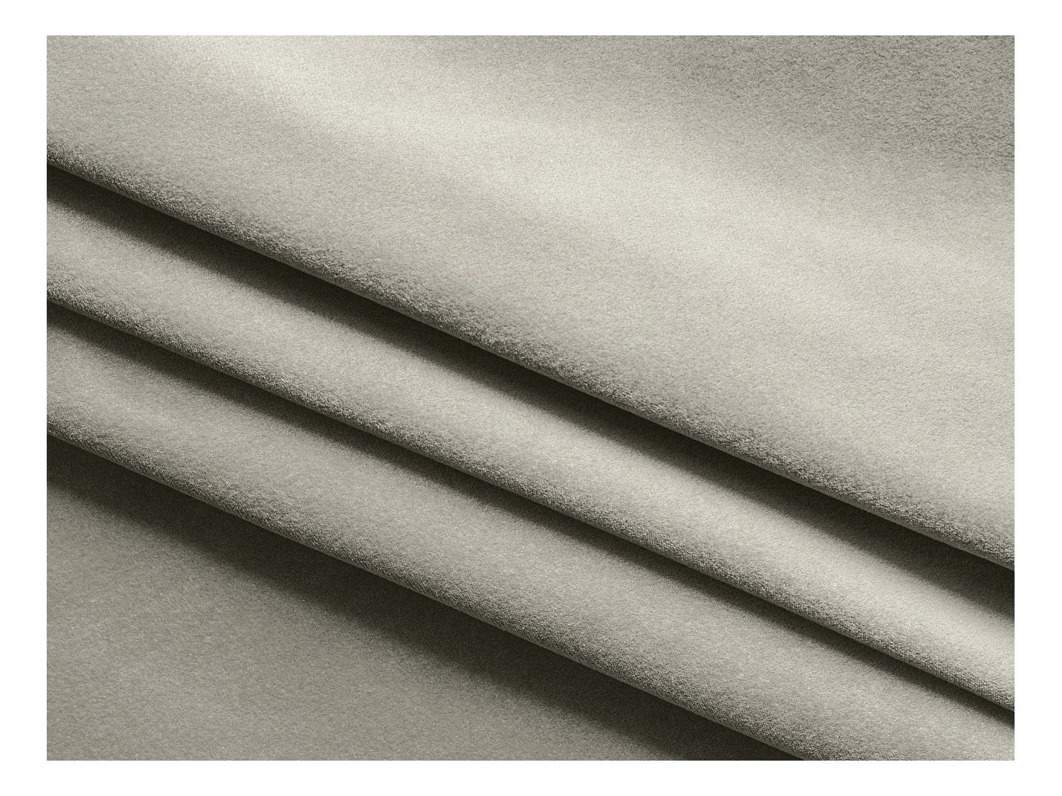 Puf de terciopelo perla - HOKU