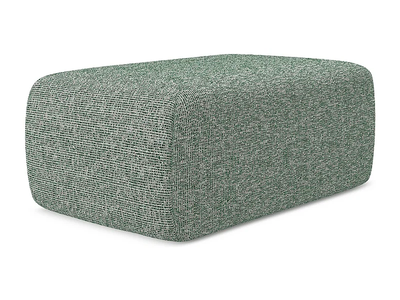 Pouf - Hocker - Strukturstoff - Hellgrün - KAPUA