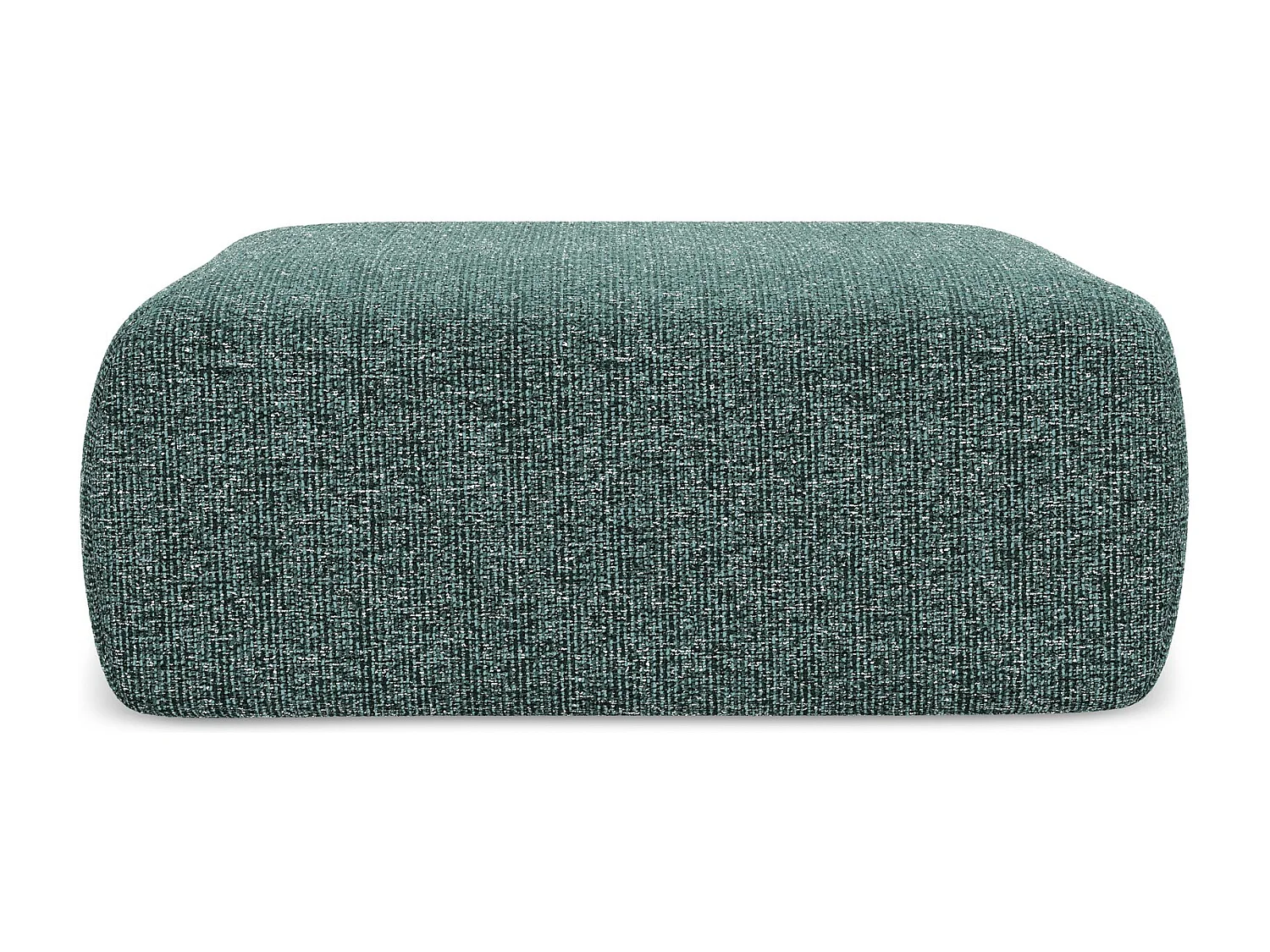 Pouf en tissu texturé - jeans - KAPUA