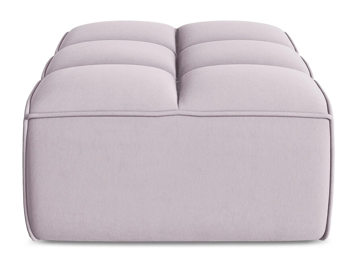Pouf en velours - lavande - KALAI