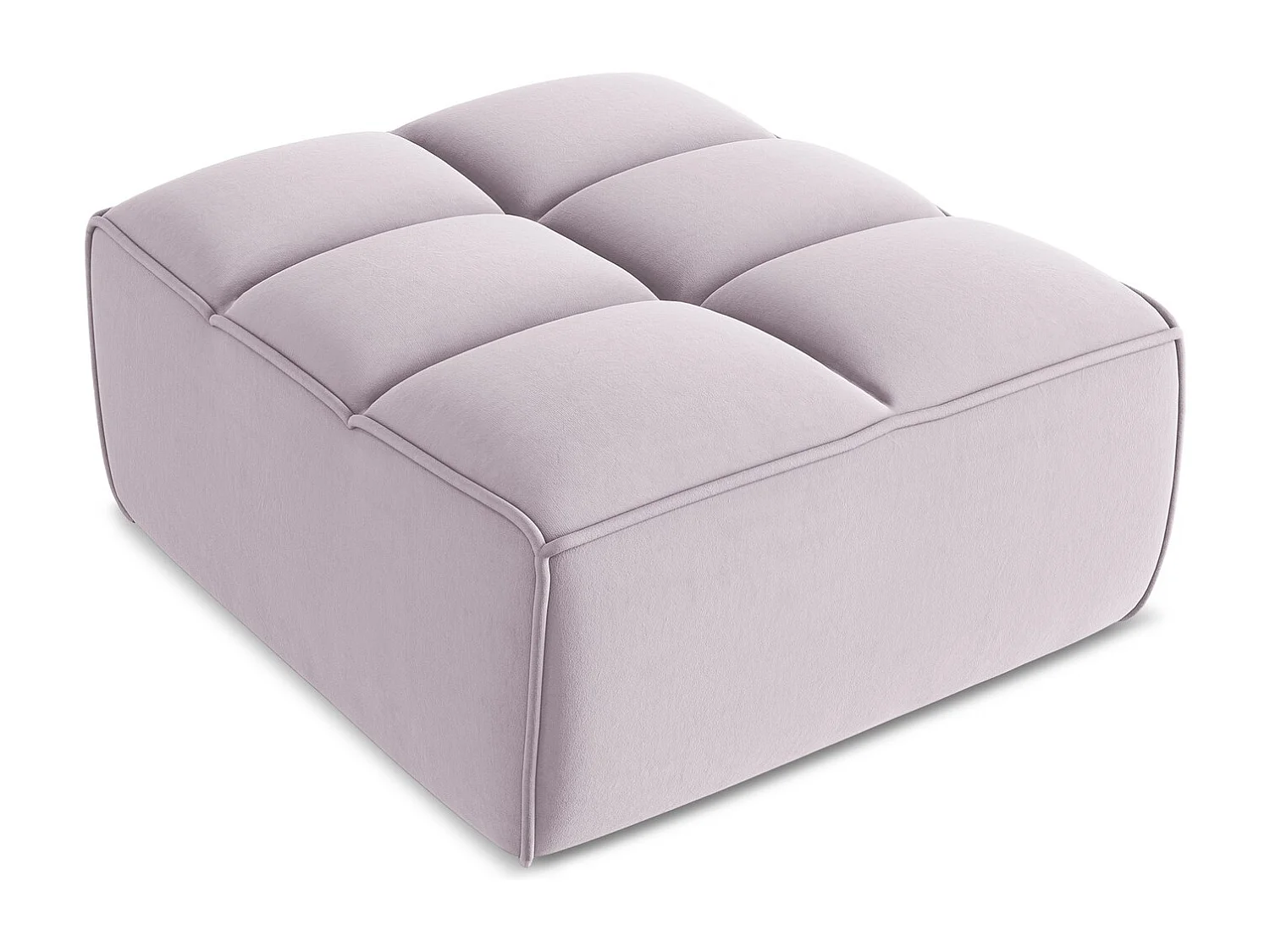 Poef van lavendel velours - KALAI