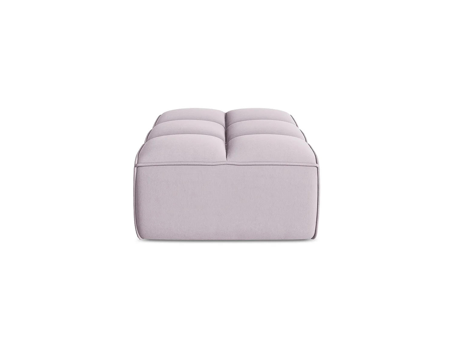 Pouf en velours - lavande - BELLUNO
