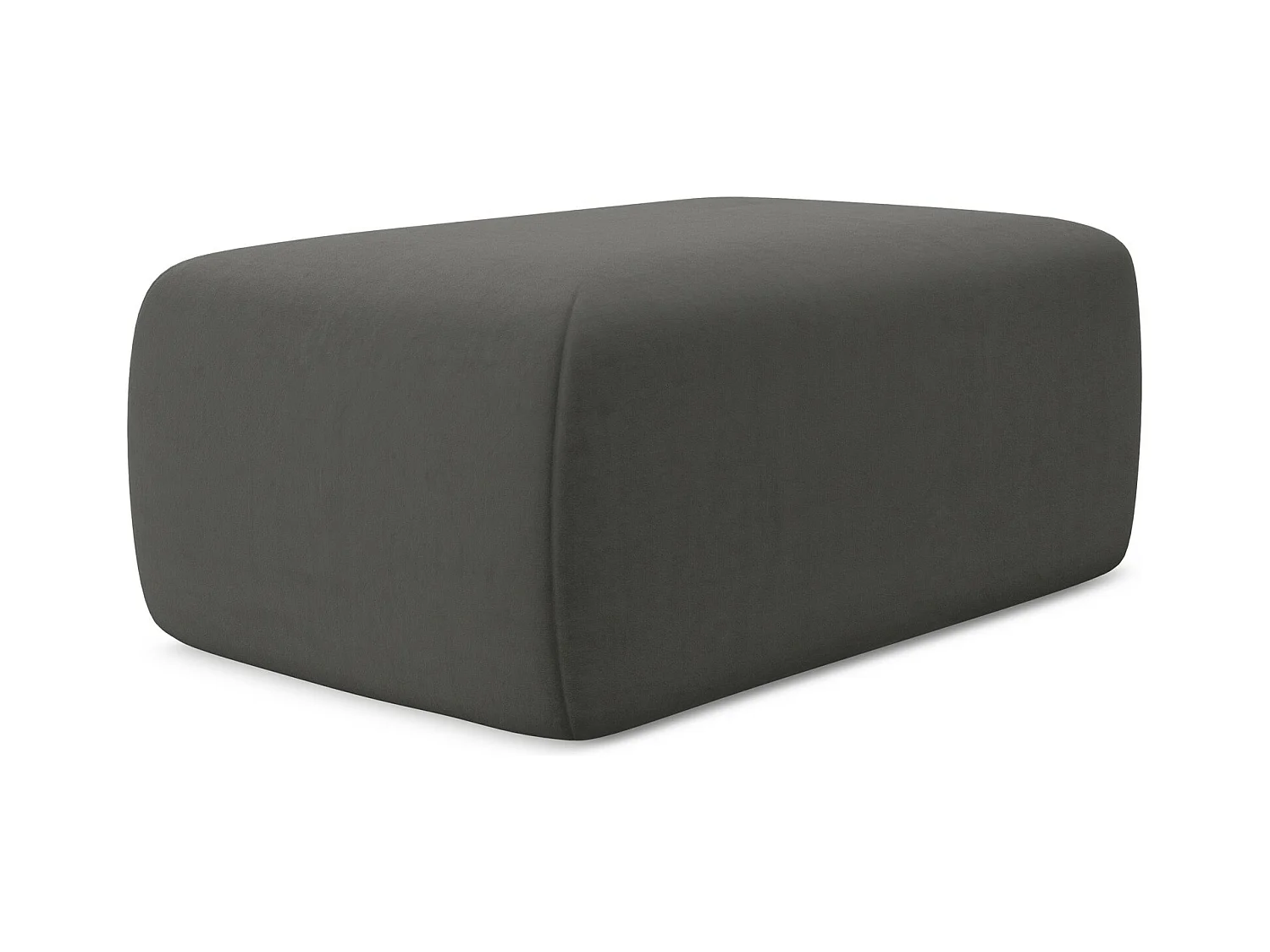 Pouf - Hocker - Samt - Stahl - KAPUA