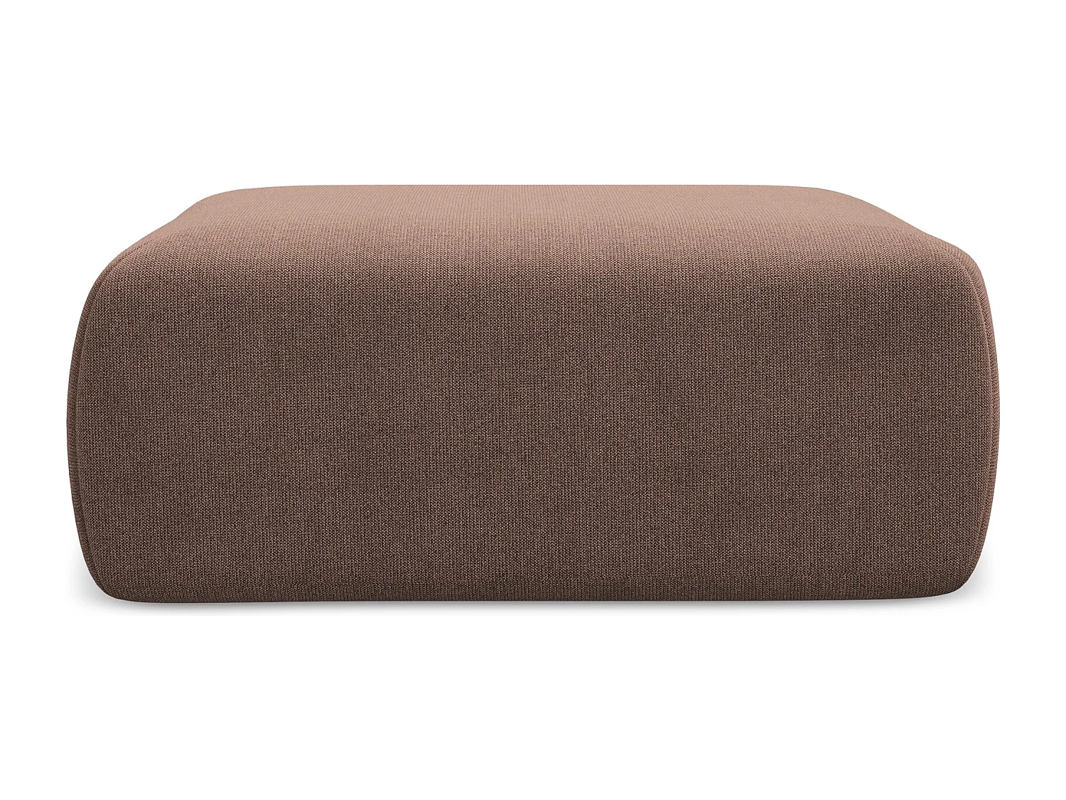 Pouf - Hocker - Strukturstoff - Puderrosa - KAPUA