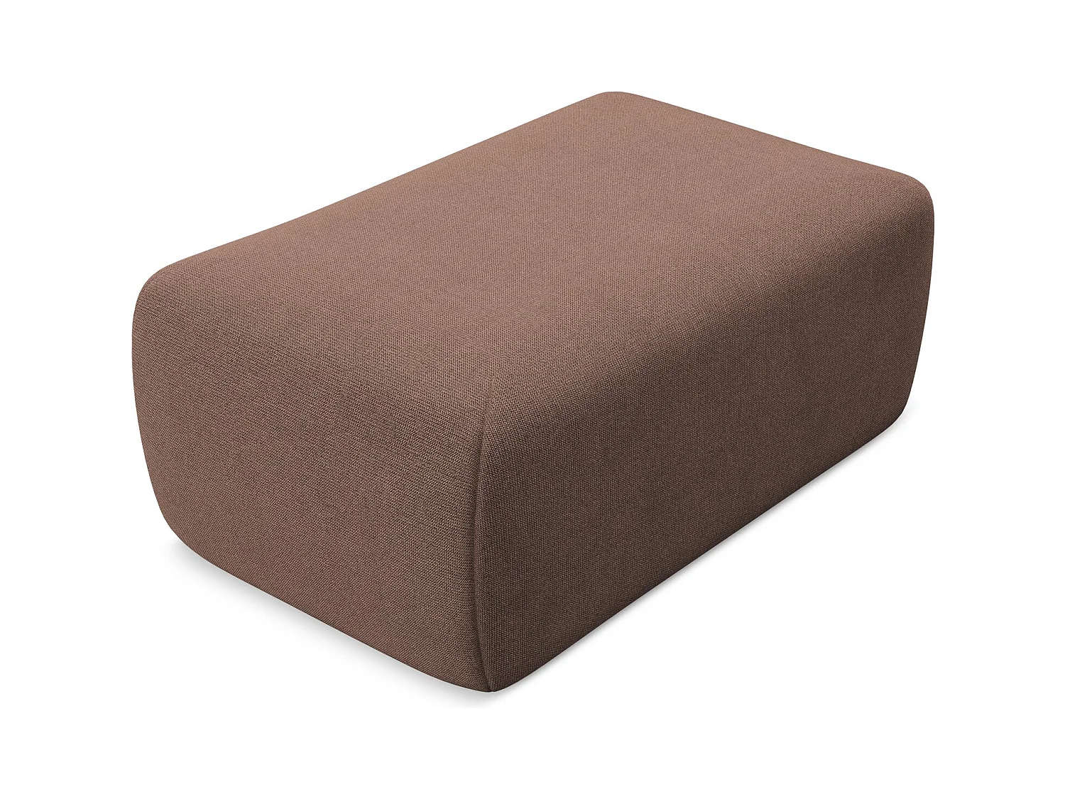 Pouf - Hocker - Strukturstoff - Puderrosa - KAPUA