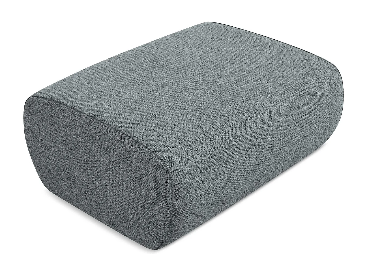 Poef van jeans chenille stof - NANEA