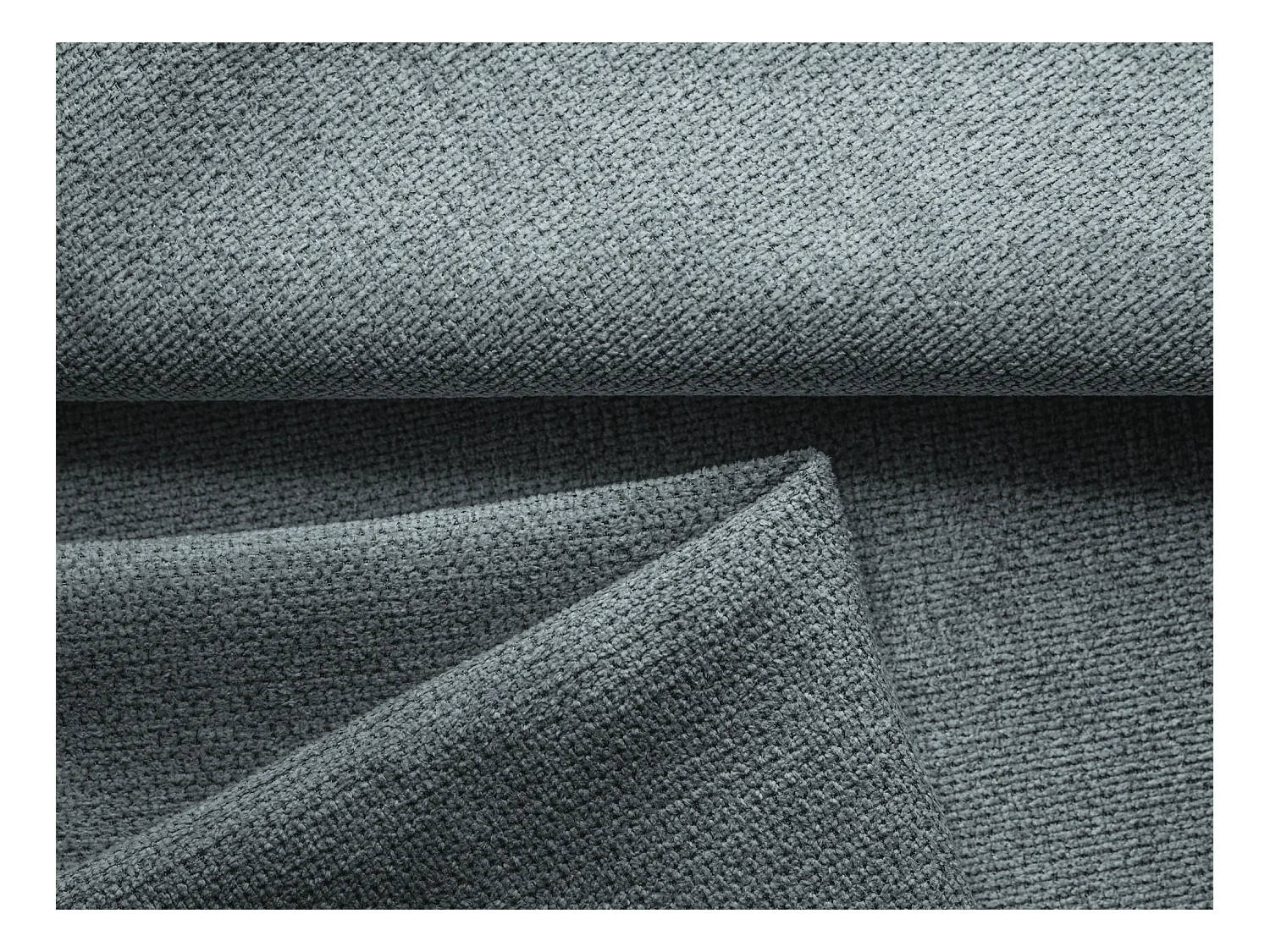Pouf - Hocker - Chenille - Jeans - NANEA