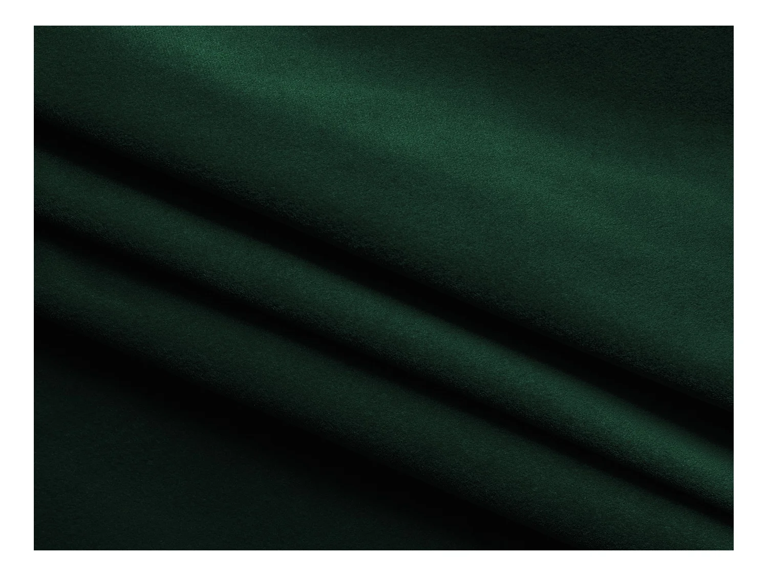 Puff em veludo verde garrafa - EKAHI