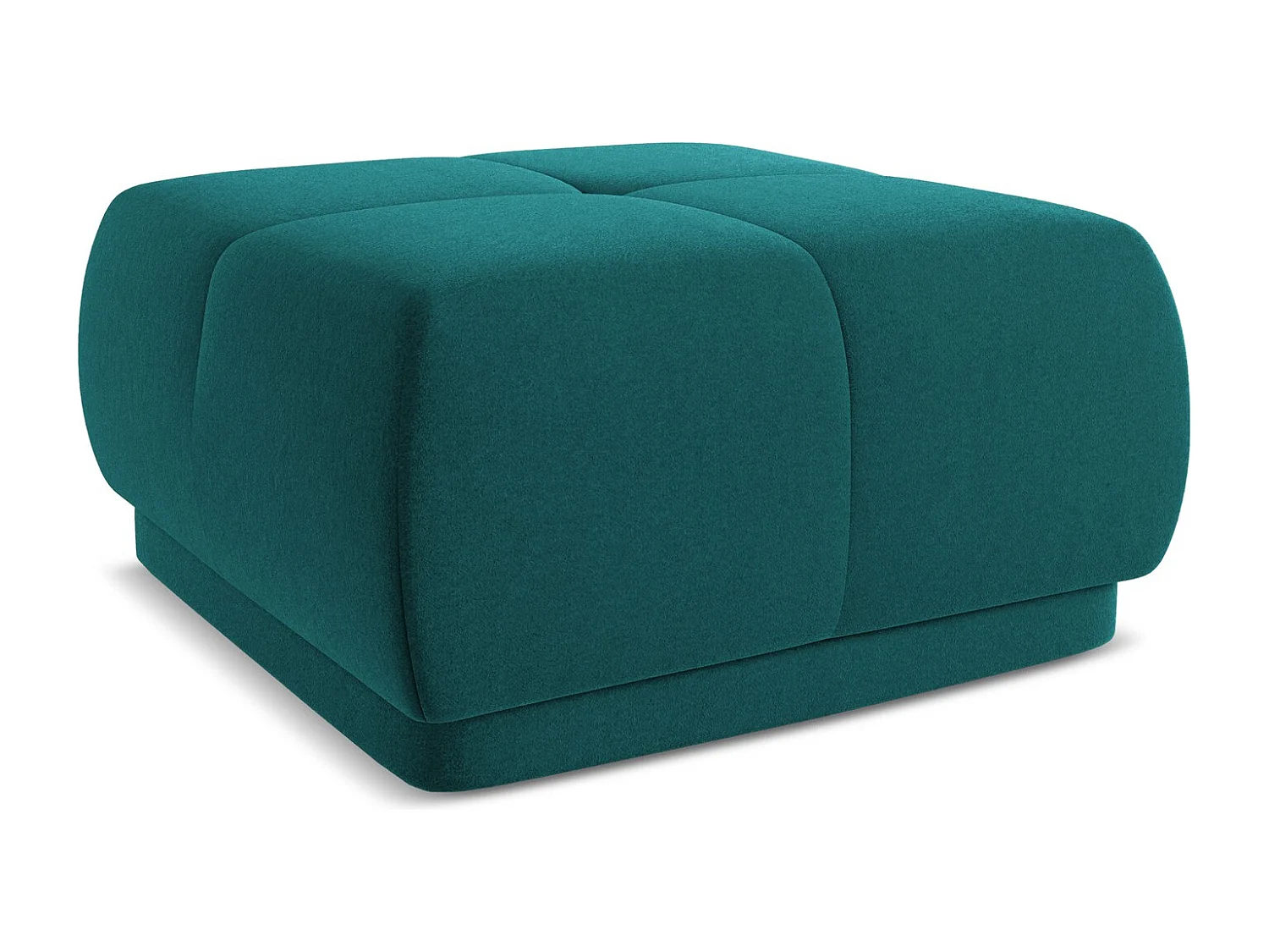 Pouf en velours - marin - HOKU