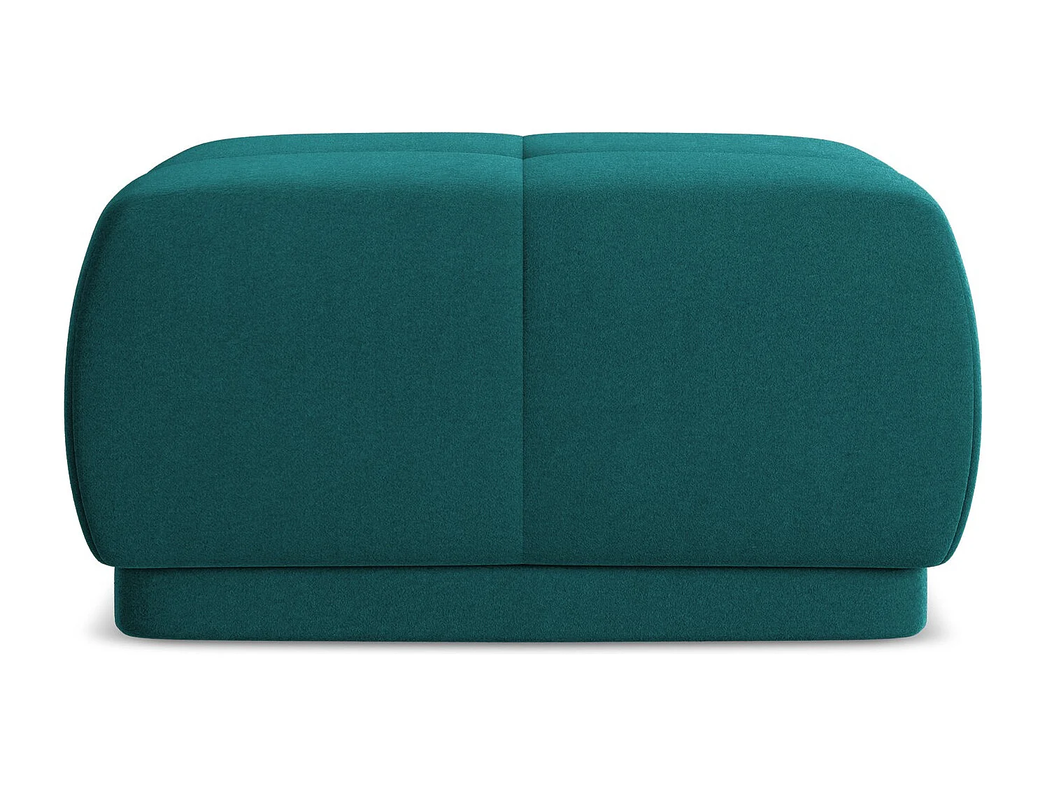 Pouf en velours - marin - HOKU